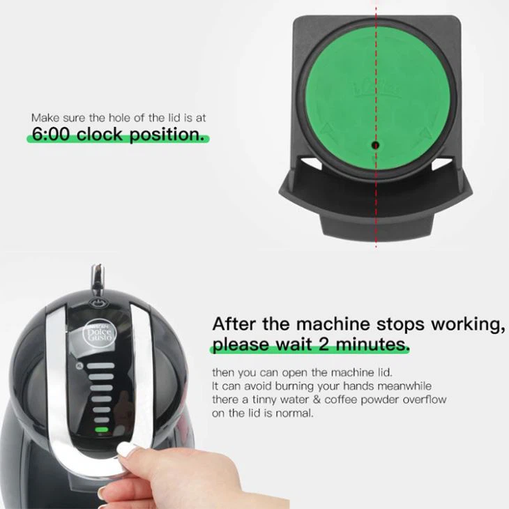 Dolce Gusto Coffee Machine Capsules Refillable Nespresso Capsule Reusable Stainless Steel Coffee Filter Kitchen Accessories Tool